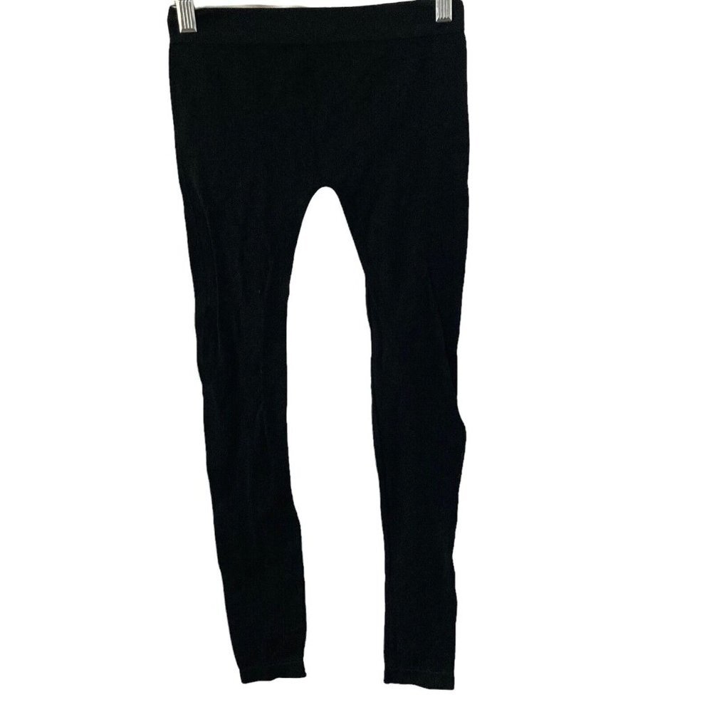 Fabrizio Gianni Leggings Capris Black Stretch Womens One Size